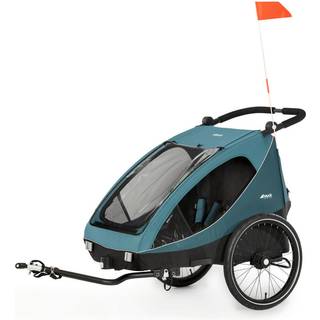Hauck Dryk Duo Cykelanhænger, Ocean Green