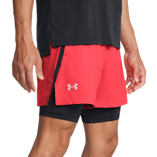 Under Armour UA LAUNCH 5 2-IN-1 SHORTS 1382640-713 Størrelse XXL