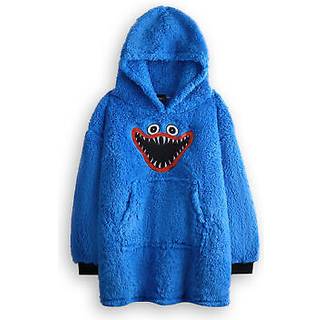Vanilla Underground Vanilla Underground Blue Boys Poppy Playtime Blanket Hoodie