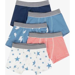 Petit Bateau 5-pak Boxershorts Alaska Marshmallow 2 Y  Blå  2 år  mand