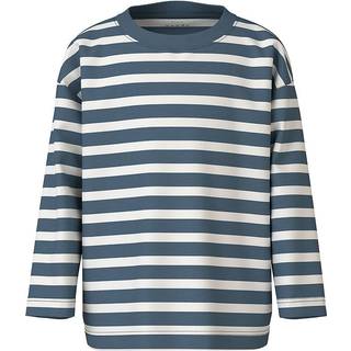 Name It China Blue/cloud Dancer Stribet Top
