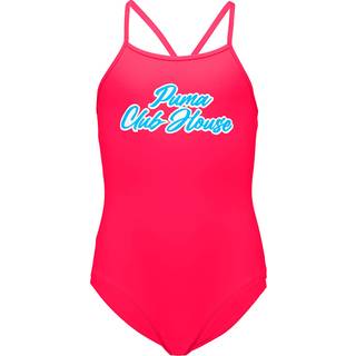 Puma Swimsuit with Adjustable Straps Youth, Red, Size 14 Y, Clothing - Rose Red - 14 Y