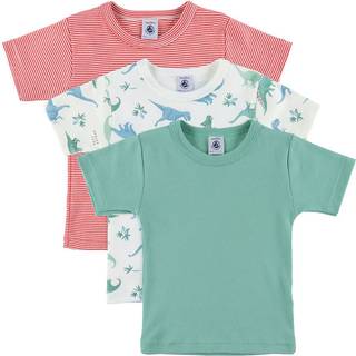 Petit Bateau 3-pak Bomulds-T-shirts Aloevera Marshmallow 5 Y  Hvid  5 år  mand