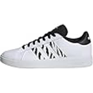 Grand Court Base Shoes - Cloud White / Cloud White / Core Black - 36