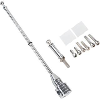 Espear Motorcykel Justerbar flagstang Mount Outdoor Weather Resistant Flag Pole Holder Fit til 1/2 '' Bagageholdere til Harley Goldwing CB VTX CB