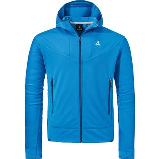 Schöffel Fleece Hoody Style Blaueis Fleecejakke Herrer størrelse 54 farve blå