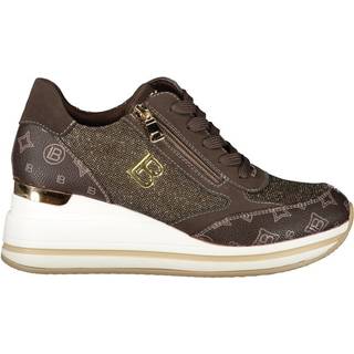 Laura Biagiotti Brown Polyester Women Sneakers