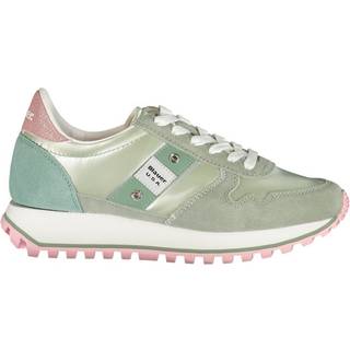 Blauertil kvinder. S5MILLEN03 Millen 03 læder hjemmesko grøn, pink (39), Fast, Blonder, Casual