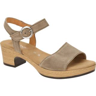 Gabor KRETA 62.071.34 taupe - Riemchen Sandale f?r Damen