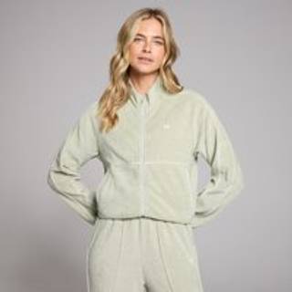 MP Lifestyle Towelling Tracksuit Jacket til kvinder − Mineral Green - XL