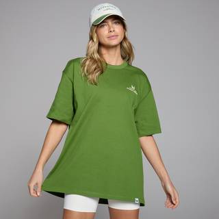 MP Lifestyle Graphic T-Shirt til kvinder − Dark Pine - S-M - Grøn