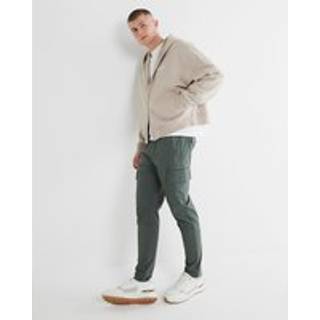 River Island River Island Green Skinny Fit Cargo Trousers
