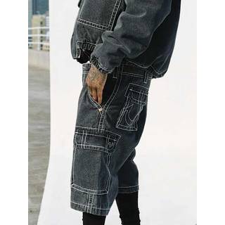 True Religion Vinny Cargo Shorts, Black
