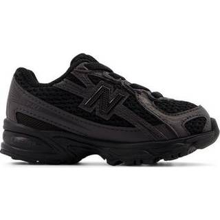 New Balance Børn 740 BUNGEE LACE i Sort Synthetic, Størrelse 20