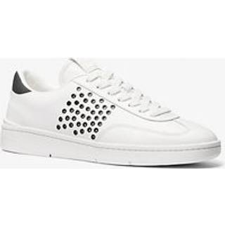 MK Wilton Grommeted Leather Trainers - White - Michael Kors - EU 41.5