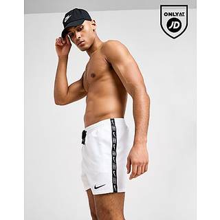 Nike Tape Swim Shorts, White - M