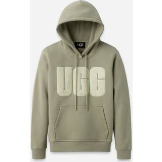 UGG Fuzzy Logo Hoodie, Green - M
