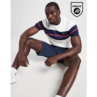 Lacoste Colour Block Poly T-Shirt, hvid - 4/M