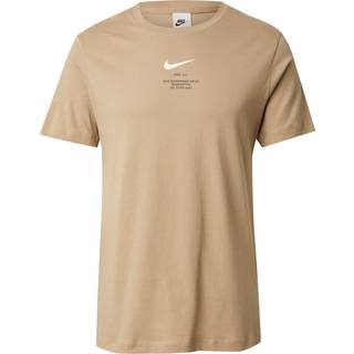 Nike Swoosh T-Shirt Herre, Stone - M