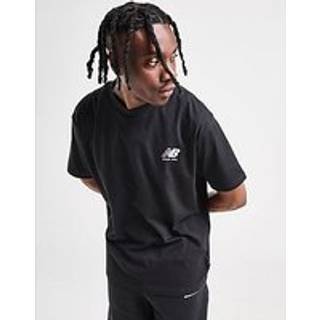 New Balance Linear Back Print T-Shirt, Black - XL