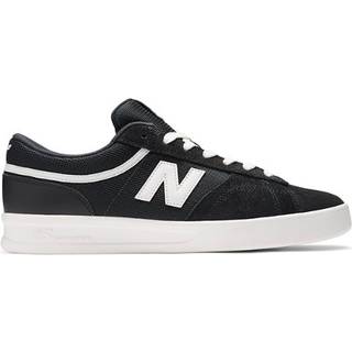 New Balance Unisex NB Numeric 430 i Sort/Hvid Canvas, Størrelse 42.5