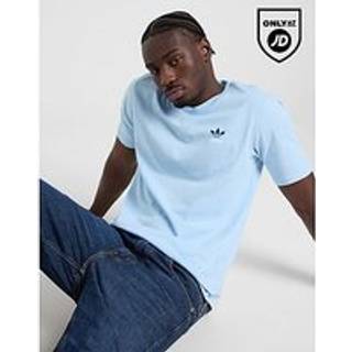 adidas Originals Multi Colour Contrast Logo T-Shirt, Sky - XS