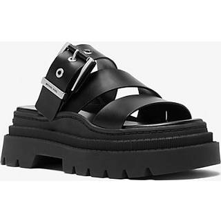 MK Colby Leather Platform Sandal - Black - Michael Kors - EU 36