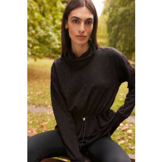 Next Aubergine Purple Active Cowl Neck Sweat Top