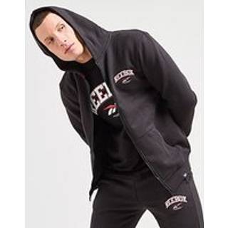 Reebok Albany Full Zip Hættetrøje, Black - S