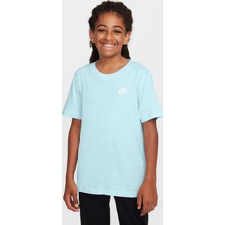Nike Lille Logo T-Shirt Junior, Blue - 7-8Y