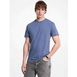MK Cotton T-Shirt - Blue - Michael Kors - XL