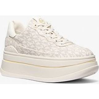 MK Hayes Signature Logo Platform Trainers - Natural - Michael Kors - EU 38.5