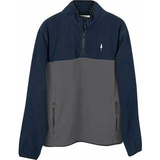 NIKIN Treefleece Quarter Zip Colorblock Fleecesweatere Herrer størrelse S farve blå