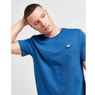 Nike Club Logo T Shirt Blue
