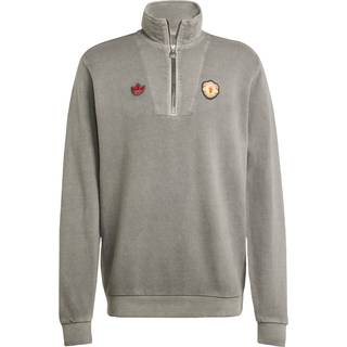 Manchester United Terrace Icons Half-Zip overdel - Black