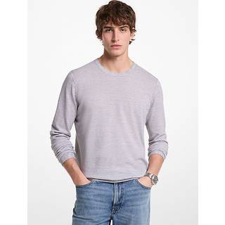 MK Linen and Cotton Jumper - Silver - Michael Kors