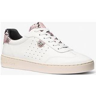MK Scotty Snake Embossed Leather Trainers - Pink - Michael Kors - EU 41