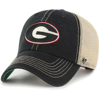 Georgia Bulldogs officielt licenseret Trawler Clean Up-kasket af ’47 - Justerbar sort snapback, vasket bomuldstwill