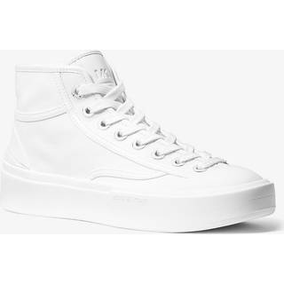 MK Jude Canvas High-Top Trainers - White - Michael Kors - EU 38