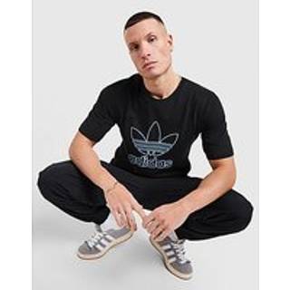 adidas Originals Outline Trefoil T-Shirt, Black