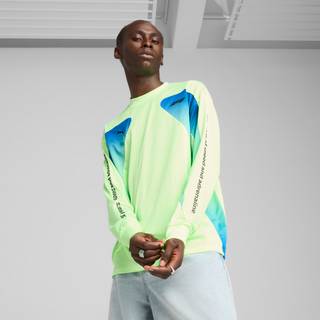 PUMA F1 Long Sleeve T-Shirt, Green - XS