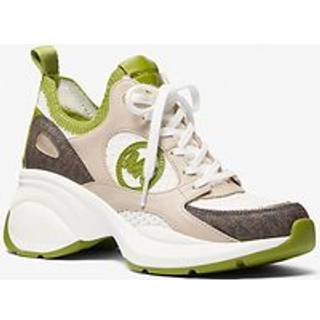MK Zuma Mixed-Media Trainer - Green - Michael Kors - EU 39