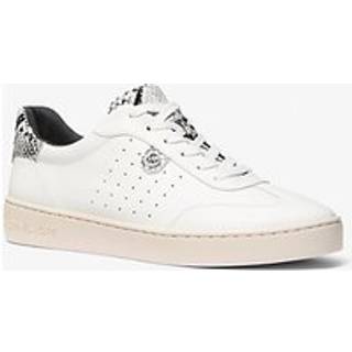 MK Scotty Snake Embossed Leather Trainers - Grey - Michael Kors - EU 35
