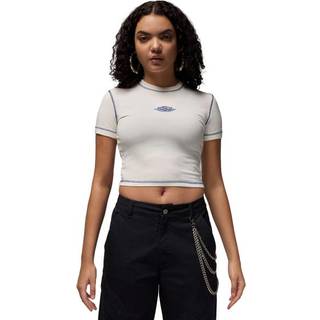 Kort Jordan Rare Air-T-shirt med korte ærmer til kvinder - hvid - XS (EU 32-34)