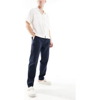 River Island River Island Blue 100% Cotton Pull on Trousers