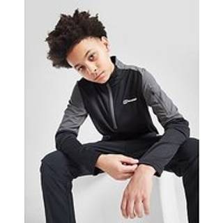 Berghaus Trek 1/4 Zip Top Junior, Black - 11-12Y