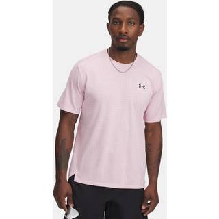 Under Armour Vent Geotessa T-Shirt, Pink - XXL