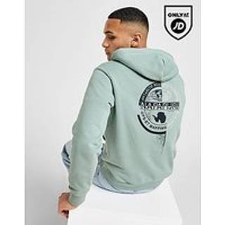 Napapijri Back Graphic Bollo Overhead Hoodie, Grøn - S