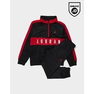 Jordan Poly 1/4 Zip Tracksuit Children, Black - 4-5Y