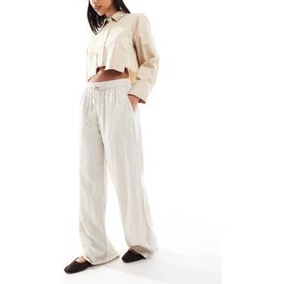 Cotton On Cotton On Natural Haven Wide Leg Trousers